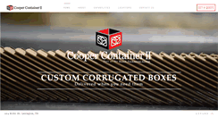 Desktop Screenshot of coopercontainertn.com